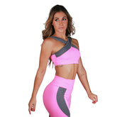 Top Everlast - Rosa / Cinza - Feminino